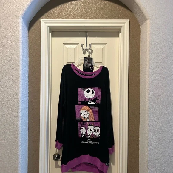 NWT ~ Nightmare Before Christmas -  Sally - long sweater with matching kneesocks - Picture 7 of 12
